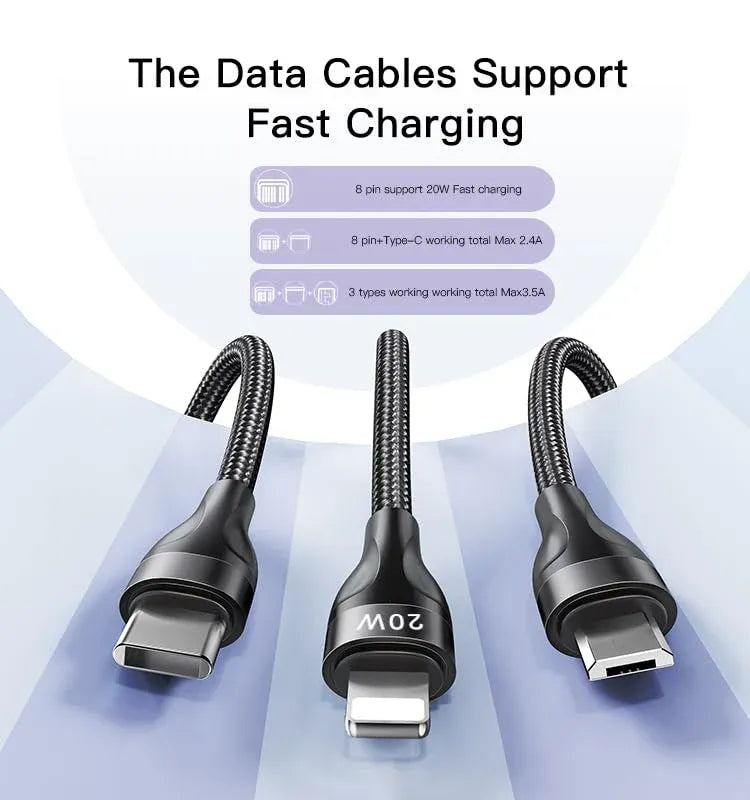 3-in-1 Fast Charging Data Cable