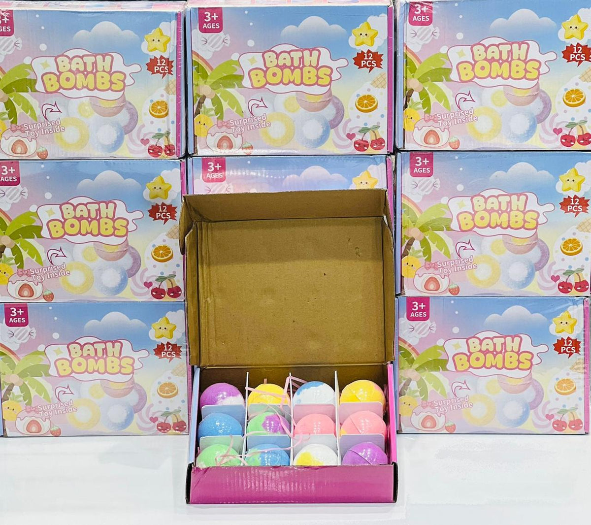 Bath Bombs for Kids with Surprise Toys