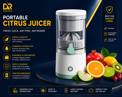 Portable Citrus Juicer | عصارة حمضيات محمولة USB قابلة للشحن