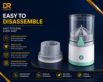 Portable Citrus Juicer | عصارة حمضيات محمولة USB قابلة للشحن