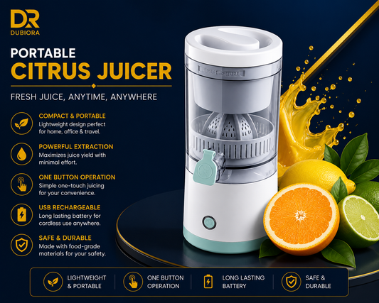 Portable Citrus Juicer | عصارة حمضيات محمولة USB قابلة للشحن