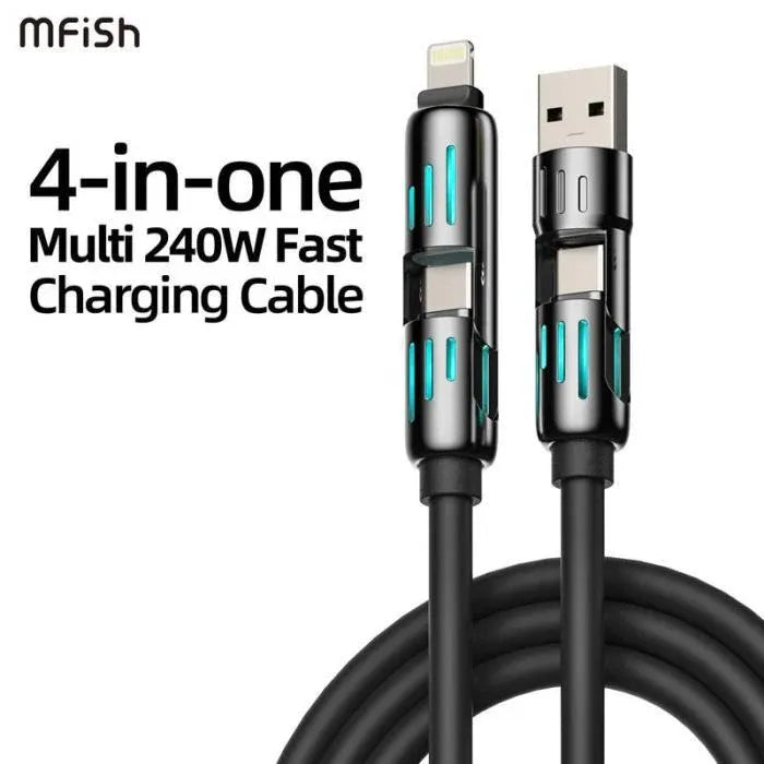 4-in-1 Fast Charging USB Cable
